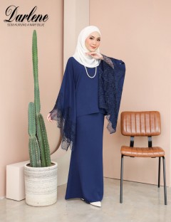 DARLENE KURUNG KAFTAN (NAVY BLUE) 9108