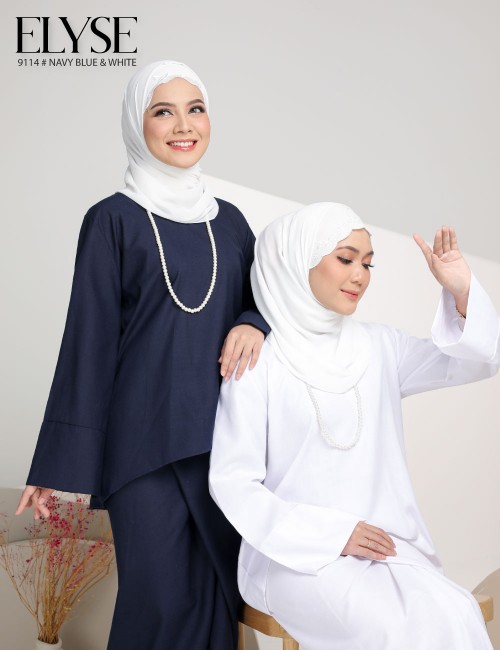 ELYSE PARIO KURUNG (WHITE) 9114