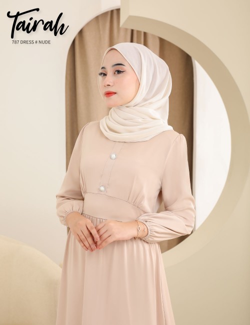 TAIRAH DRESS (NUDE) 787 / P787