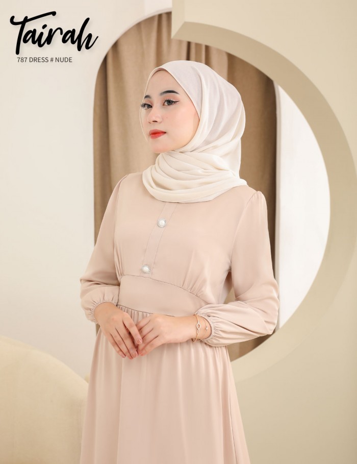 TAIRAH DRESS (NUDE) 787 / P787