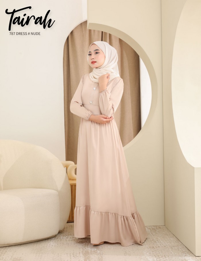 TAIRAH DRESS (NUDE) 787 / P787