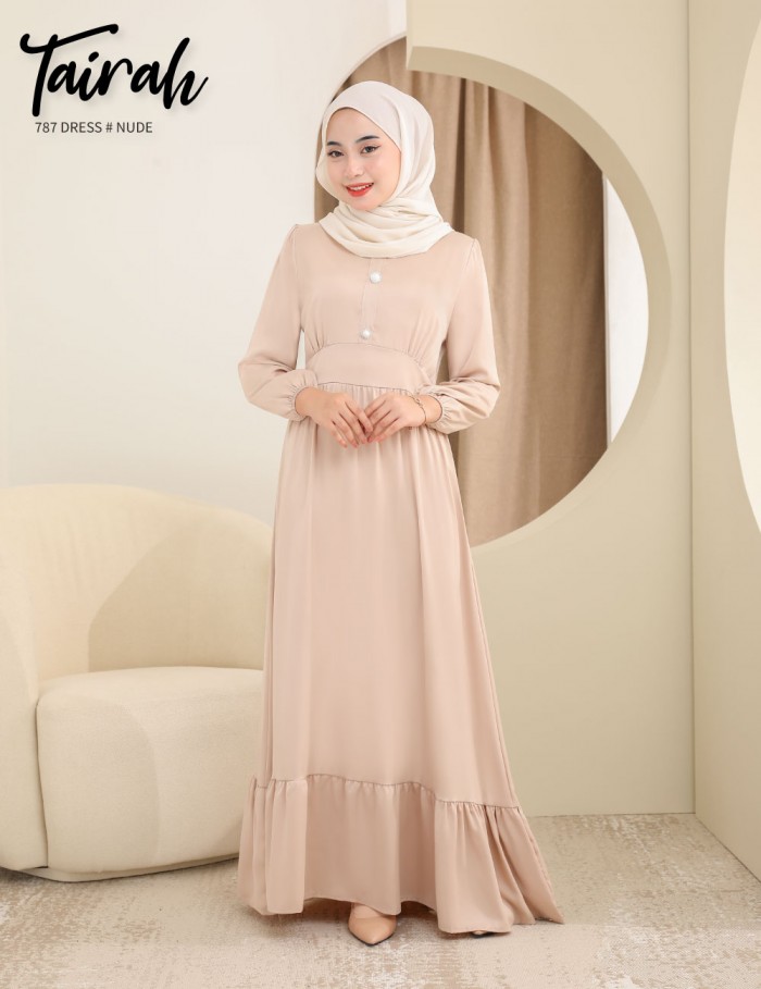 TAIRAH DRESS (NUDE) 787 / P787