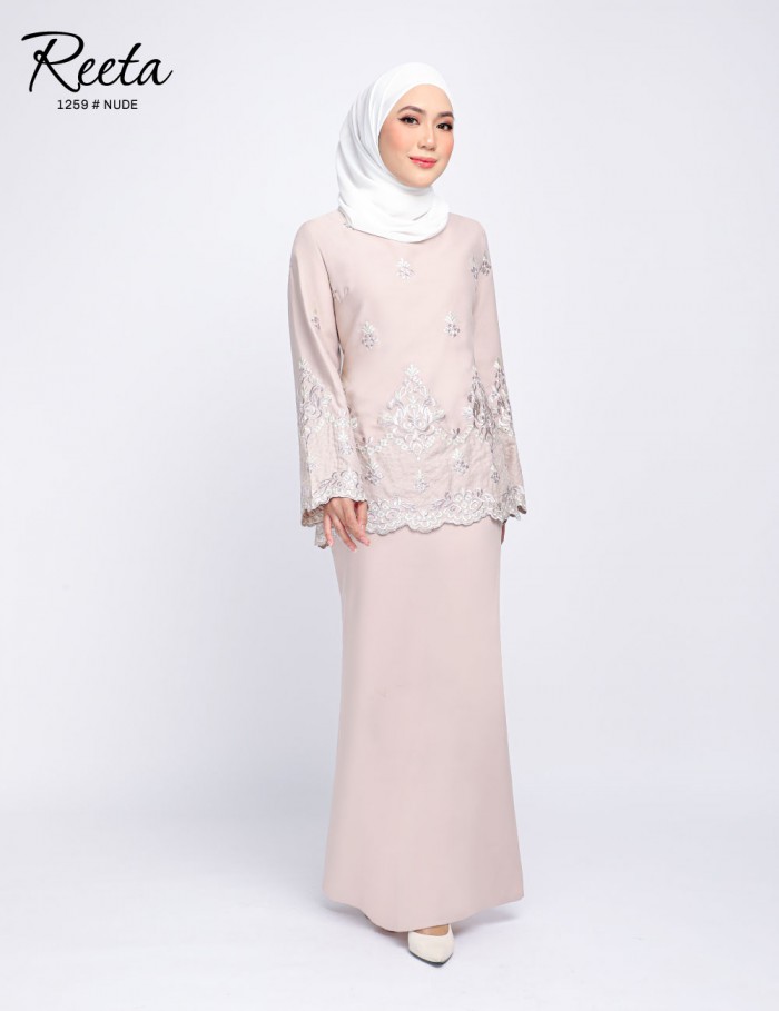 REETA EMBROIDERY KURUNG MODERN (NUDE) 1259 / P1259