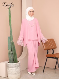 LATIFA KURUNG MODERN (PINK) 9110