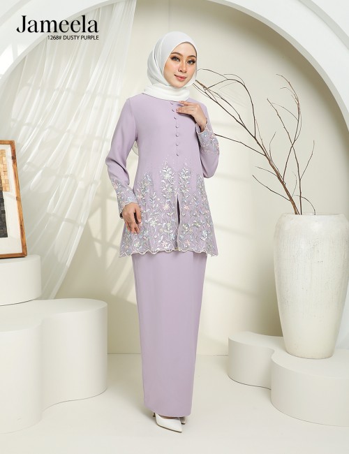 JAMEELA KURUNG MODERN (DUSTY PURPLE) 1268