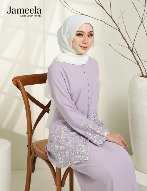 JAMEELA KURUNG MODERN (DUSTY PURPLE) 1268