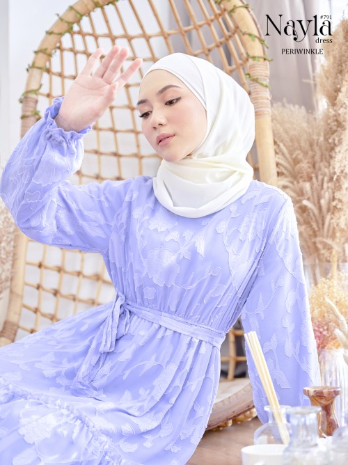 NAYLA DRESS (PERIWINKLE) 791 / P791