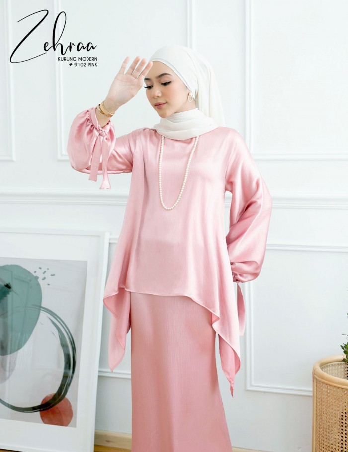 ZEHRAA KURUNG MODERN (PINK) 9102