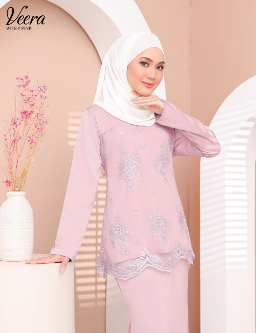 VEERA KURUNG MODERN (PINK) 9118 / P9118