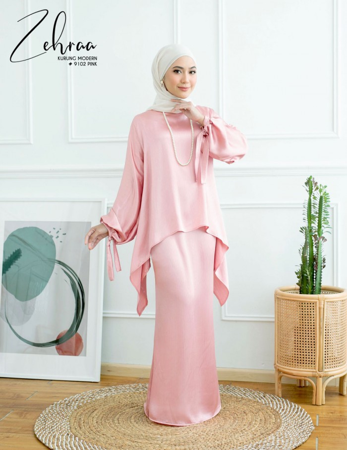 ZEHRAA KURUNG MODERN (PINK) 9102