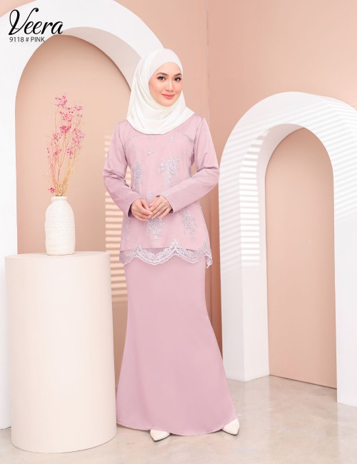 VEERA KURUNG MODERN (PINK) 9118 / P9118