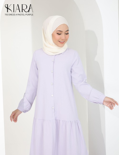 KIARA DRESS (PASTEL PURPLE) 793 / P793