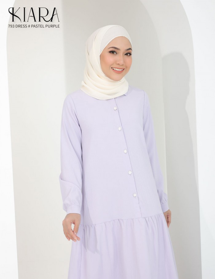 KIARA DRESS (PASTEL PURPLE) 793 / P793