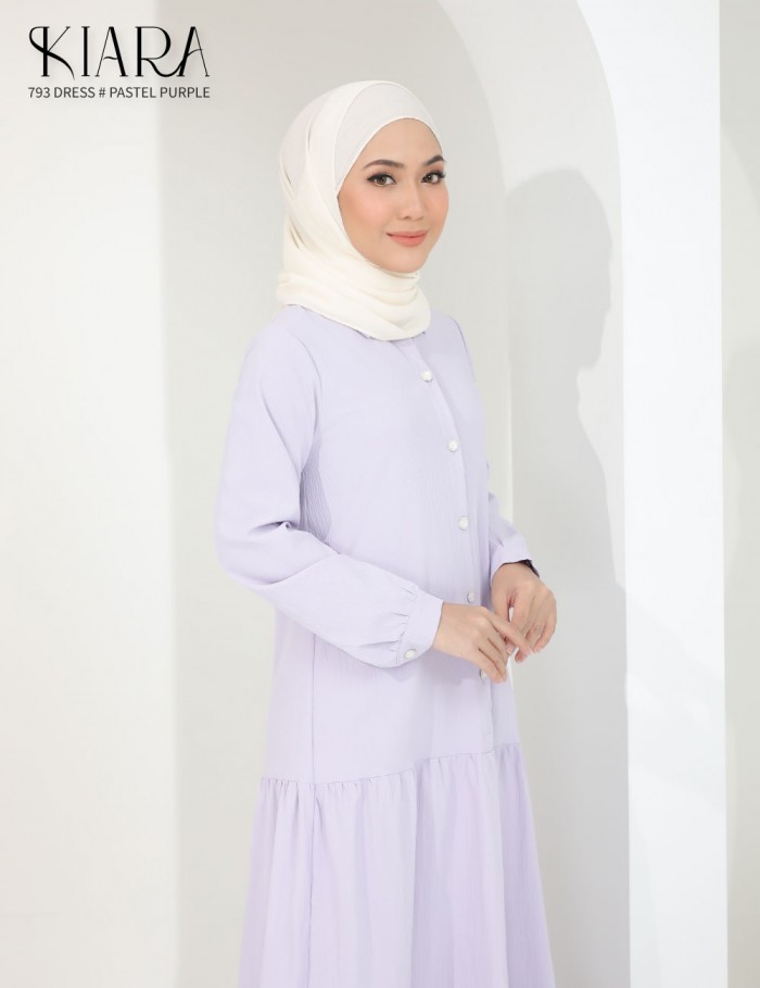 KIARA DRESS (PASTEL PURPLE) 793 / P793