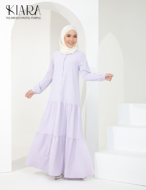 KIARA DRESS (PASTEL PURPLE) 793 / P793