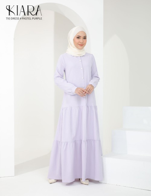 KIARA DRESS (PASTEL PURPLE) 793 / P793