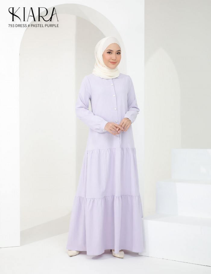 KIARA DRESS (PASTEL PURPLE) 793 / P793