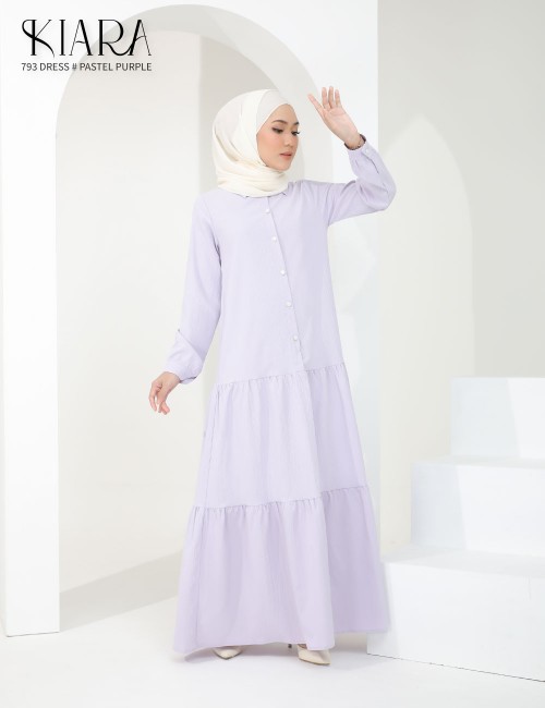 KIARA DRESS (PASTEL PURPLE) 793 / P793