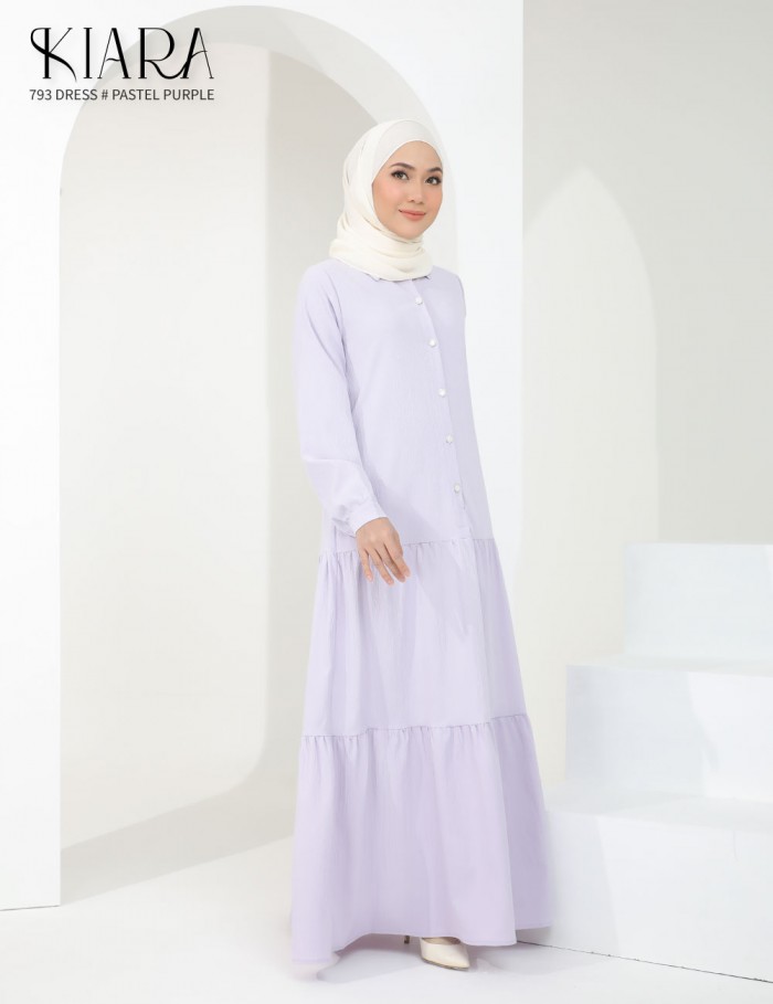 KIARA DRESS (PASTEL PURPLE) 793 / P793