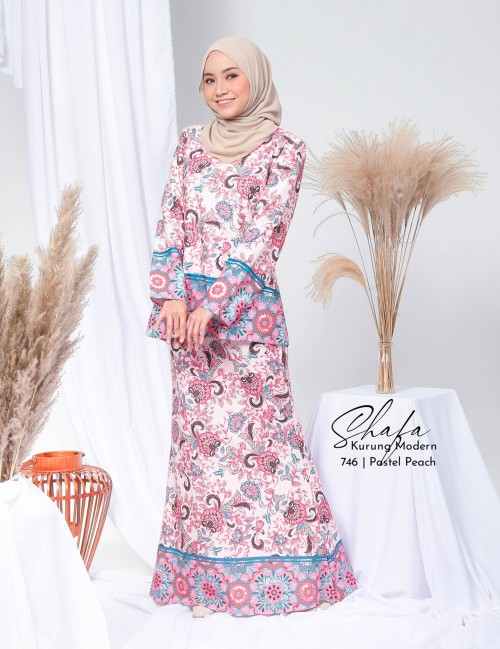 SHAFA KURUNG (PASTEL PEACH) 746 / P746 / SP746