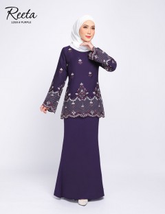 REETA EMBROIDERY KURUNG MODERN (PURPLE) 1259 / P1259