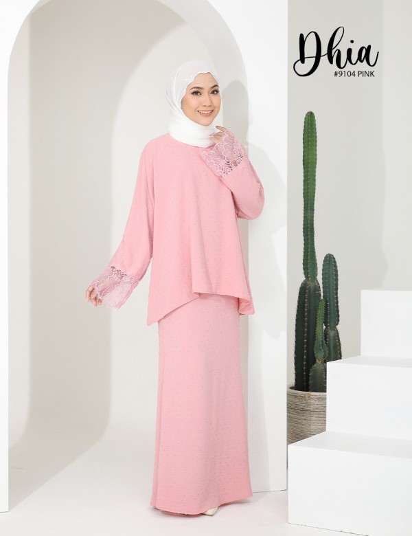 DHIA KURUNG MODERN (PINK) 9104