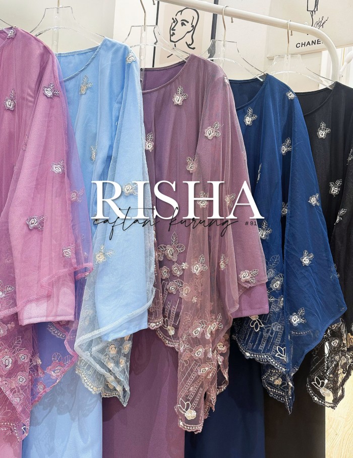 RISHA CAFTAN KURUNG MODERN (DUSTY PURPLE) 9139