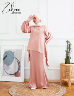 ZEHRAA KURUNG MODERN (ROSE GOLD) 9102