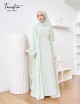 TANISHA ABAYA (SOFT GREEN) 790 / P790 / SP790 (FREE SHAWL *till stock last)