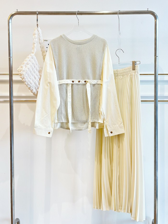 SARA TOP (CREAM) T23