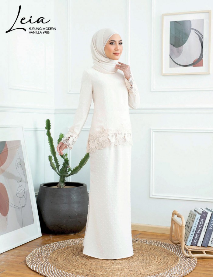 LEIA KURUNG MODERN (VANILLA) 786 / P786 / SP786