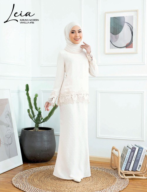 LEIA KURUNG MODERN (VANILLA) 786 / P786 / SP786