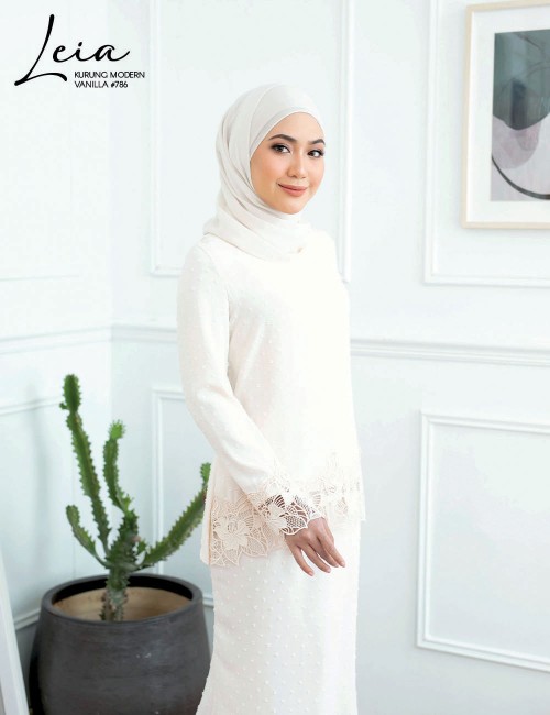 LEIA KURUNG MODERN (VANILLA) 786 / P786 / SP786