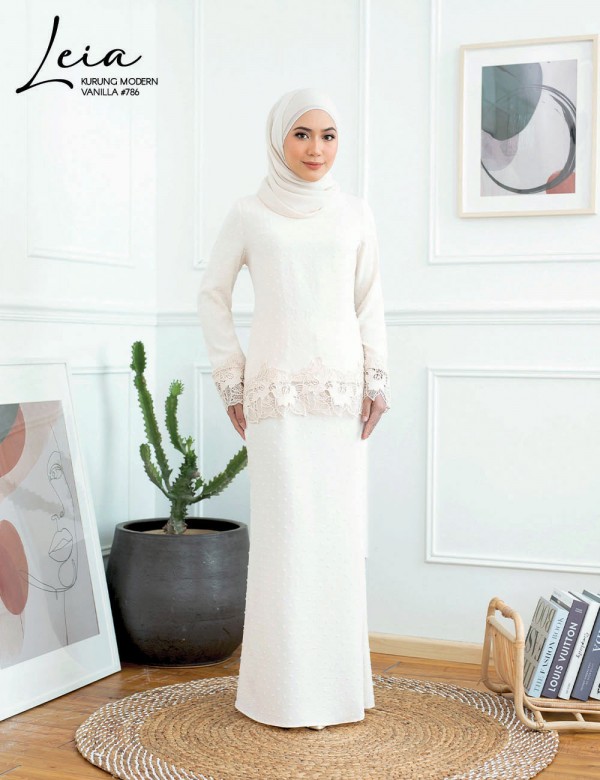 LEIA KURUNG MODERN (VANILLA) 786 / P786 / SP786