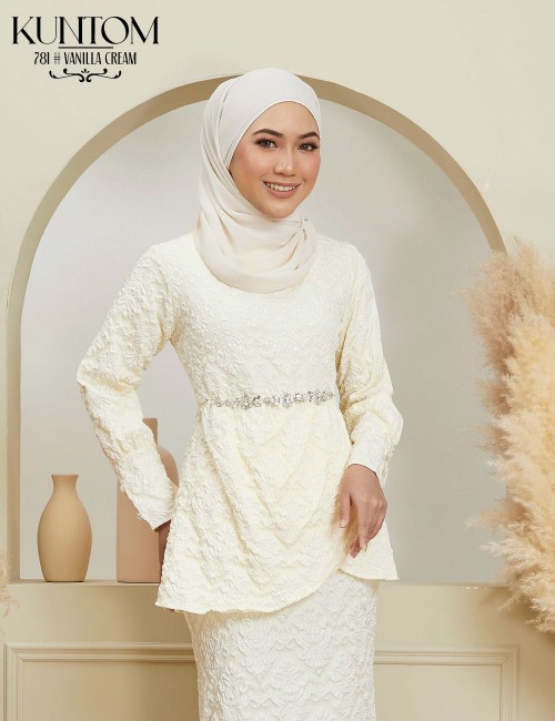 KUNTOM KURUNG (VANILLA CREAM) -781 / P781 / SP781 (NOT INCLUDE ACCESSORIES)