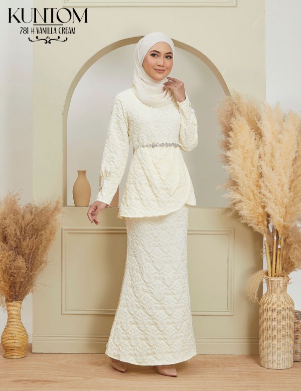 KUNTOM KURUNG (VANILLA CREAM) -781 / P781 / SP781 (NOT INCLUDE ACCESSORIES)