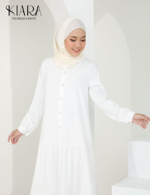 KIARA DRESS (WHITE) 793 / P793