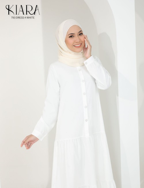 KIARA DRESS (WHITE) 793 / P793