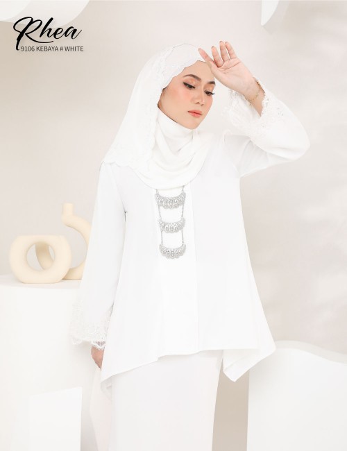 RHEA KEBAYA MODERN (WHITE) 9106 / P9106