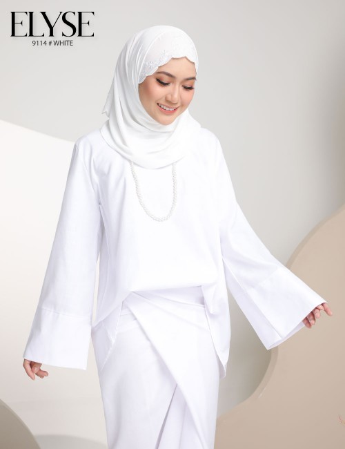 ELYSE PARIO KURUNG (WHITE) 9114