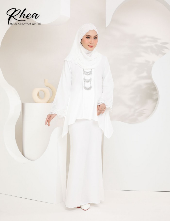 RHEA KEBAYA MODERN (WHITE) 9106 / P9106