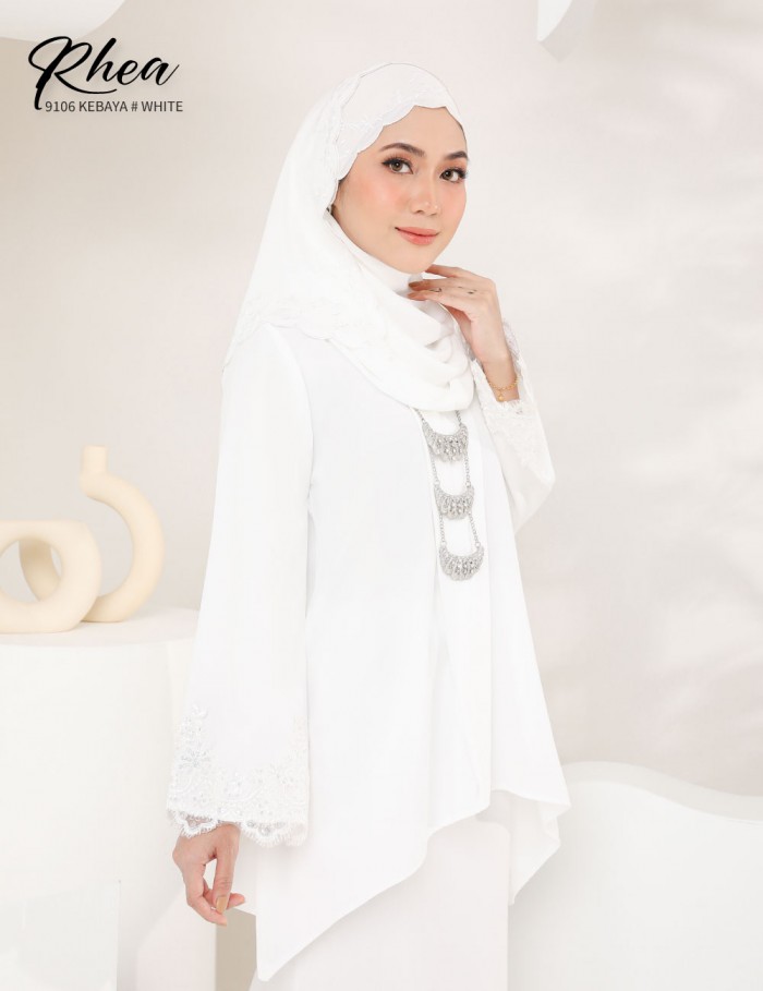 RHEA KEBAYA MODERN (WHITE) 9106 / P9106