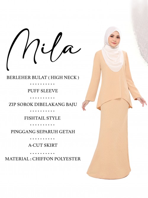 MILA KURUNG (CREAM) 9091 / P9091