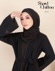 CHIFFON SHAWL PLAIN (BLACK-9084/ 9092/ A795) 301