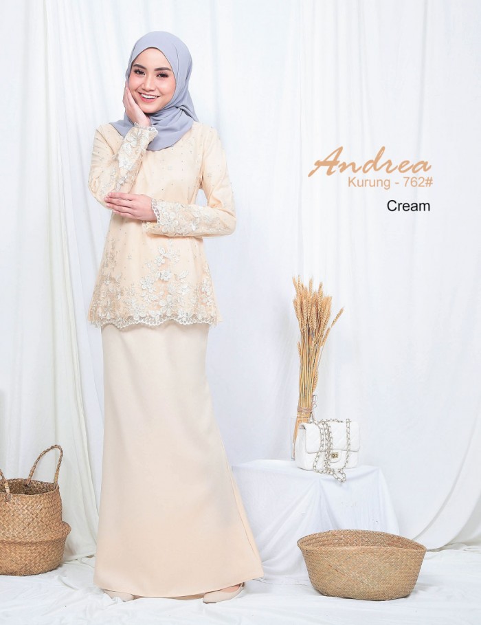 ANDREA KURUNG MODERN (CREAM) 762 / P762 / SP762