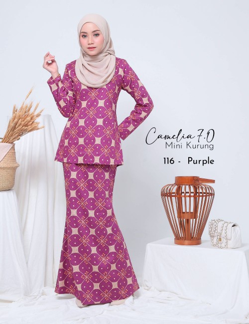 CAMELIA 7.0 MINI KURUNG (PURPLE) 116