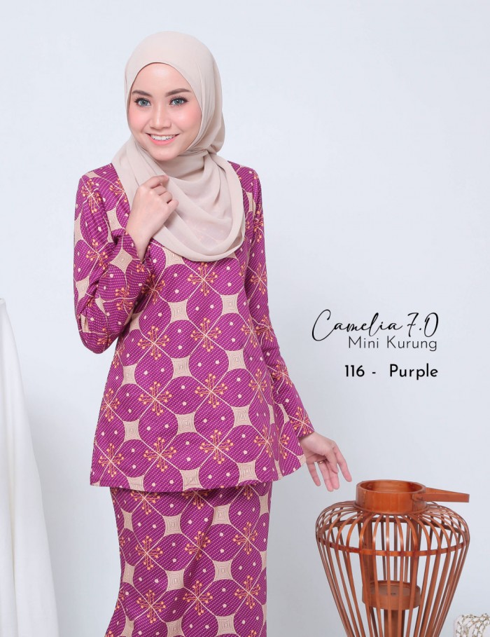 CAMELIA 7.0 MINI KURUNG (PURPLE) 116