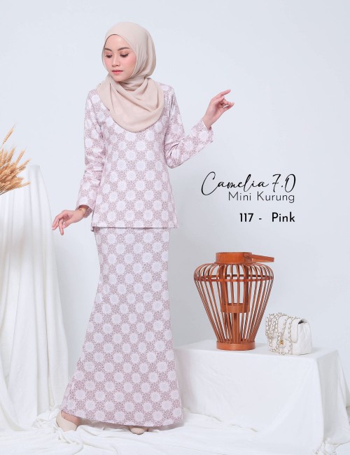 CAMELIA 7.0 MINI KURUNG (PINK) 117