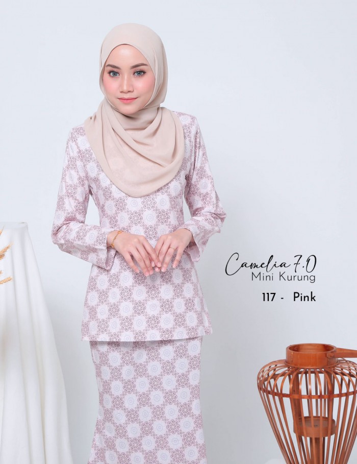 CAMELIA 7.0 MINI KURUNG (PINK) 117