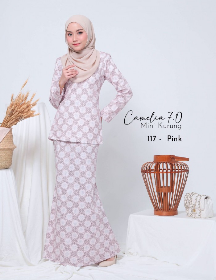 CAMELIA 7.0 MINI KURUNG (PINK) 117